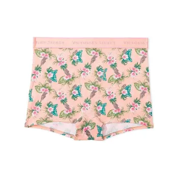 Victoria's Secret PINK COTTON Logo Cotton High-Waist Bt Panty/P P T L Underpants Women's 1 Pack Pink
