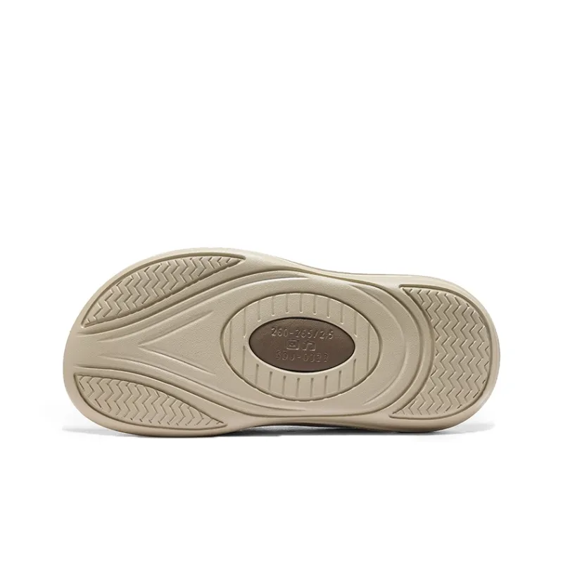 Warrior Slip Resistant Sports Slippers Men's Khaki Brown-4