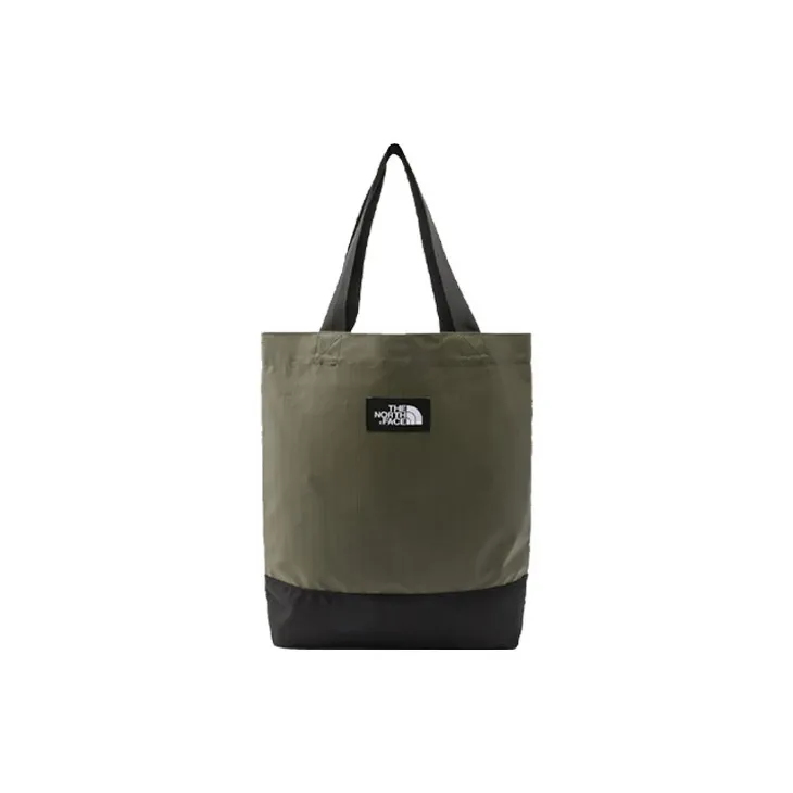 THE NORTH FACE Polyester Tote Bag Shopping Bag Shoulder Bag Handbag Regular Unisex Green-2