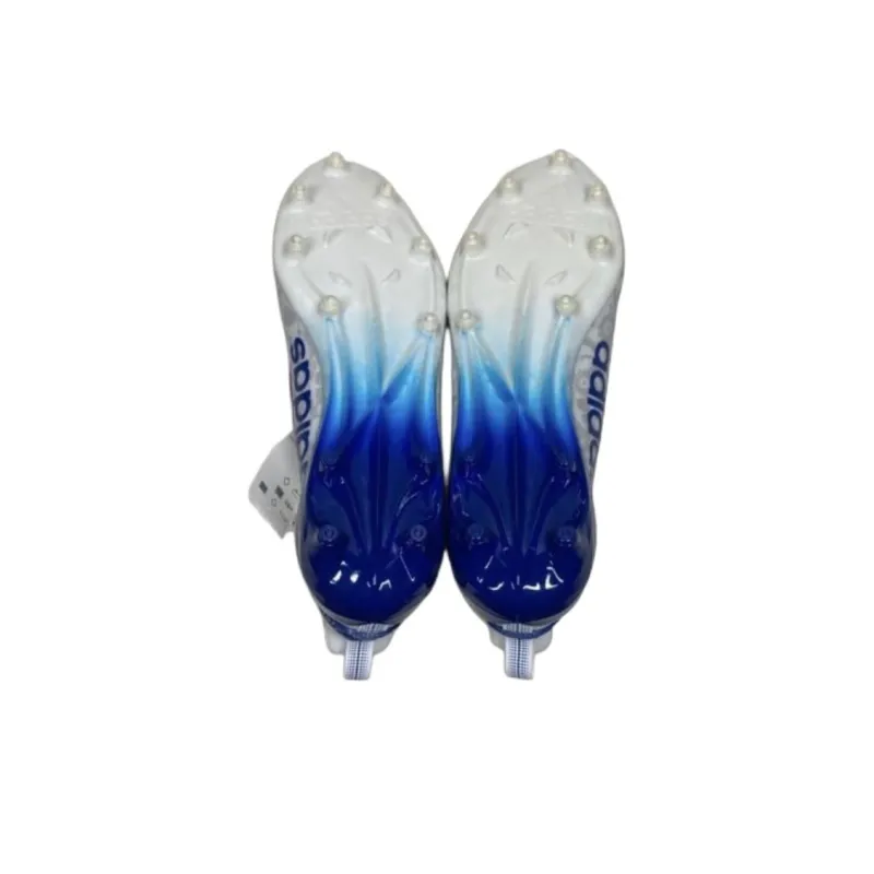 Adidas Adizero New Reign Cushioning Wear-Resistant Soccer Shoes Men's Blue White-4