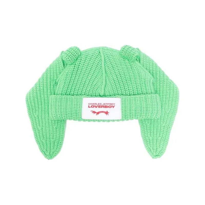 CHARLES JEFFREY Loverboy Chunky Rabbit Beanie-0