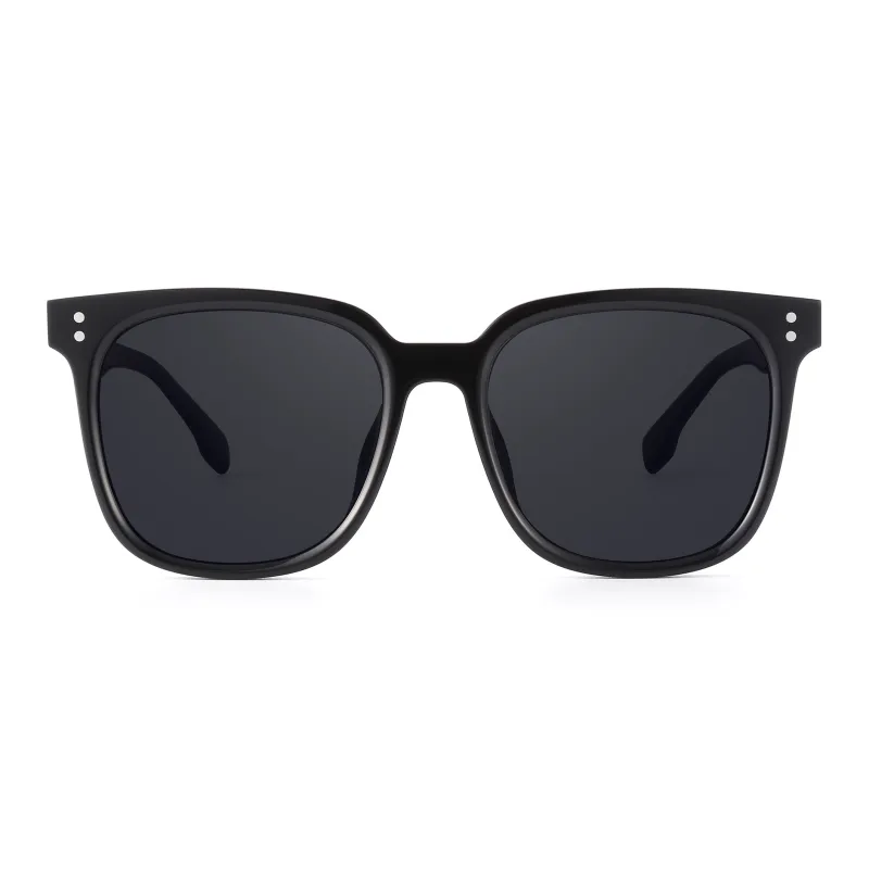 PULAIS Plate Frame Square Sunglasses Unisex Multicolor-1