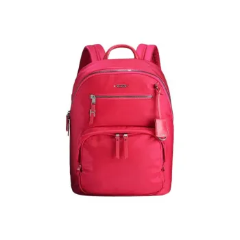 TUMI Voyageur Canvas Travel Bags Backpack Large Size Women's Magenta