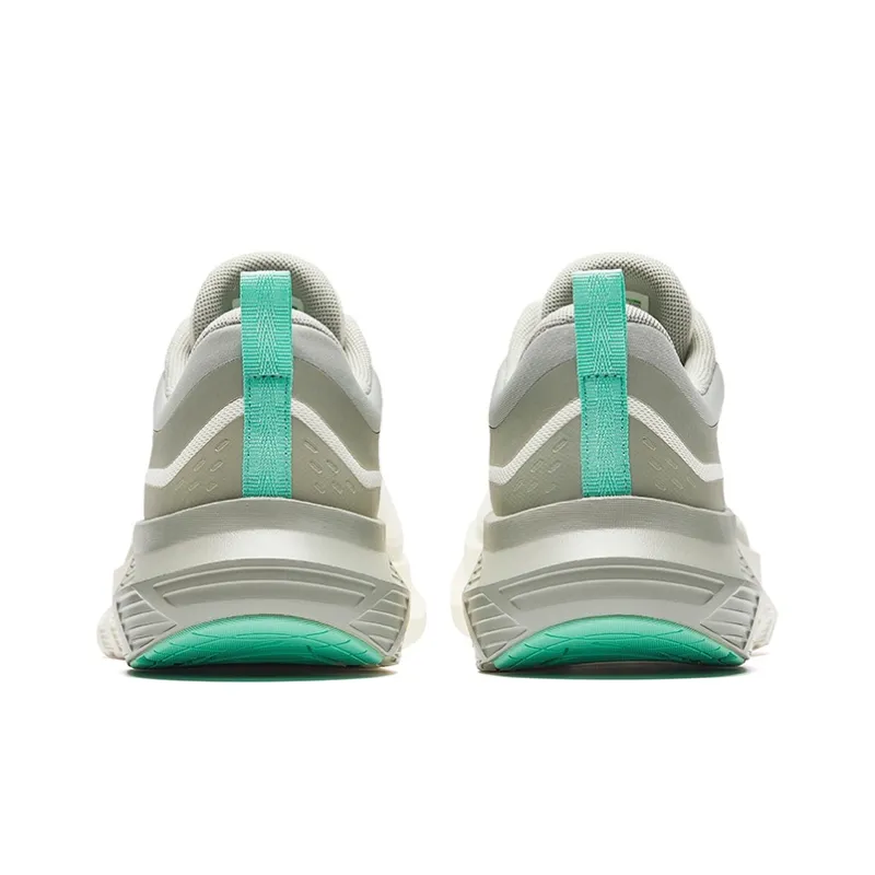 Anta Lightweight And Breathable Low Top Running Shoes Men's Gray White-3