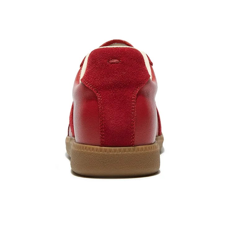 OSITA RED Anti Slip Wear Resistant Low Top Casual Shoes Women's Red-4