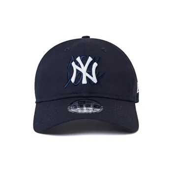 New Era Cotton Baseball Caps Unisex Navy Blue