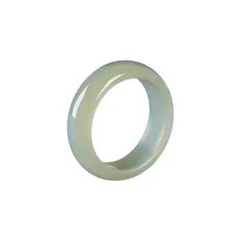 Cuizu Hetian Jade Rings Green Jade Unisex