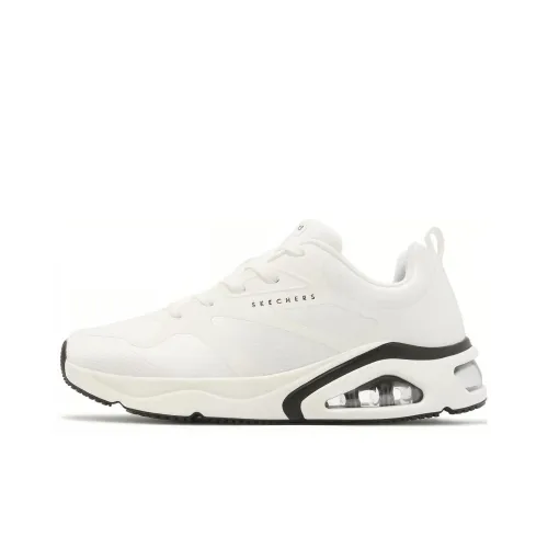 Skechers Tres air revolution airy Cushioning, Wear Resistant Low Top Casual Shoes Men's White