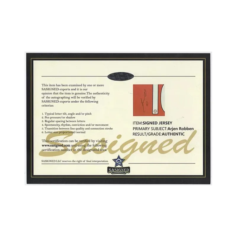 Yi Shot Jersey SA Certificate Included Framed Collection-3