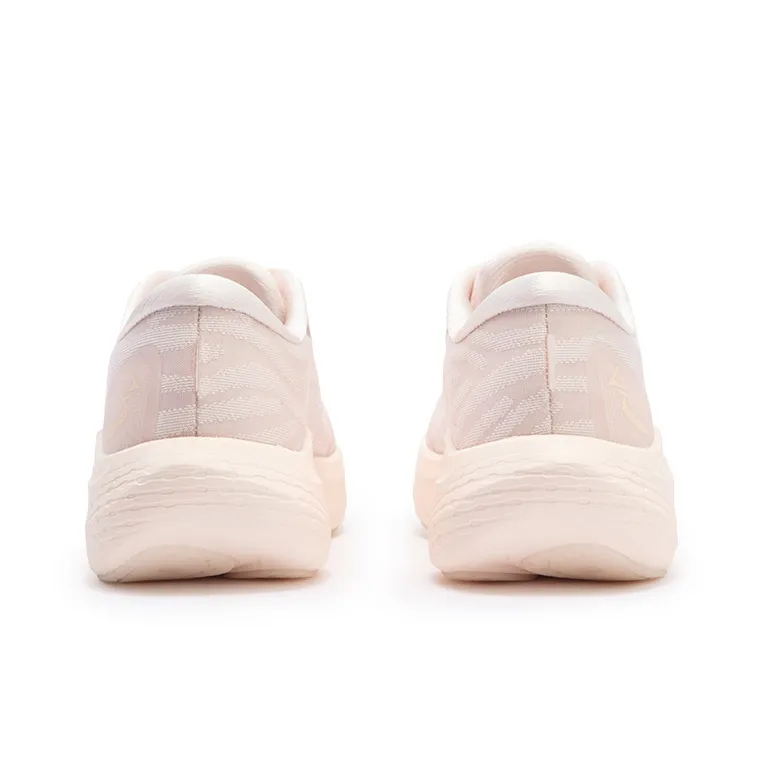 361° Anti Slip Wear Resistant Breathable Lightweight Low Top Running Shoes Women's Light Pink-3