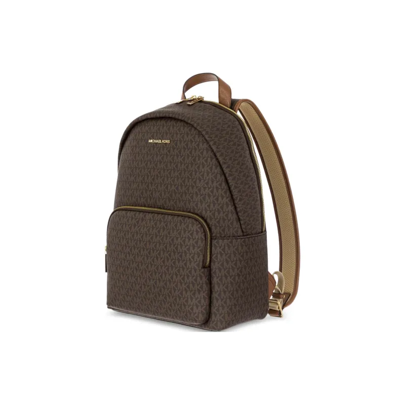 MICHAEL KORS Erin Synthetic Leather Backpack Women's Dark Brown-1