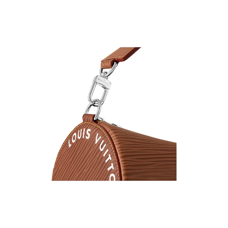 LOUIS VUITTON Soft Polochon Mm Cognac-7