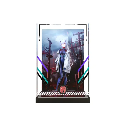 AOWOBOX Compatibility With EVA GLOBAL Neon Genesis Evangelion Lingbo Zero Figure Display Case Model Accessories