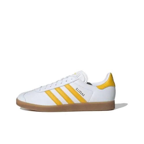 Adidas Originals Gazelle Skateboard Shoes Men Low-Top White/Yellow