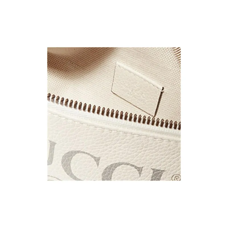 GUCCI Print Logo Small Fanny Pack Crossbody Bag Men White-8