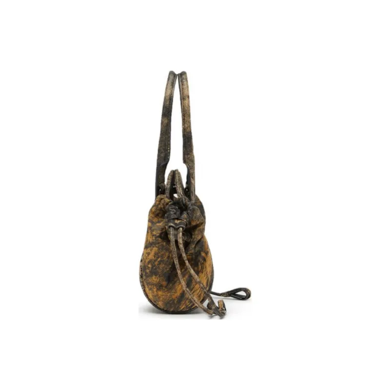 DIESEL 1DR Leather Bucket Bag-2