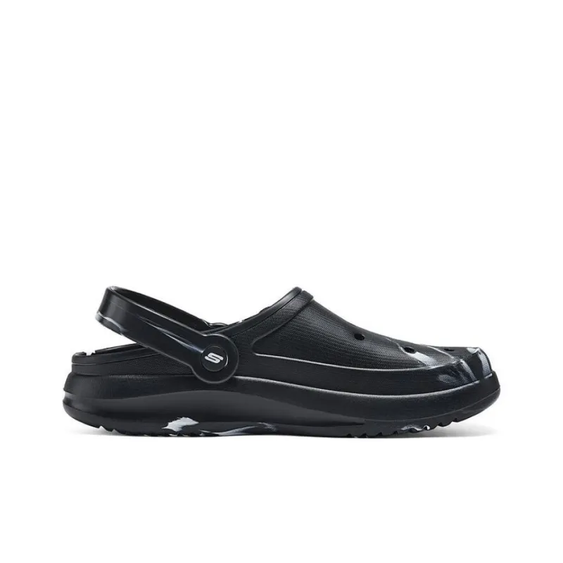 Skechers Foamies Clogs Men's Black White-1