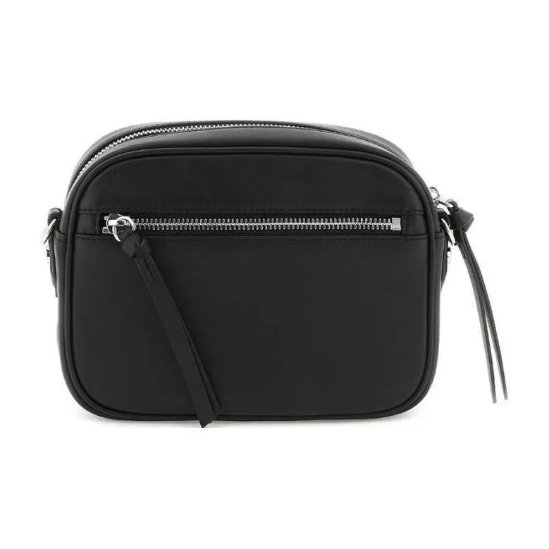 Vivienne Westwood ANNA EPI Leather Camera Bags Shoulder Bags Women's Black-4