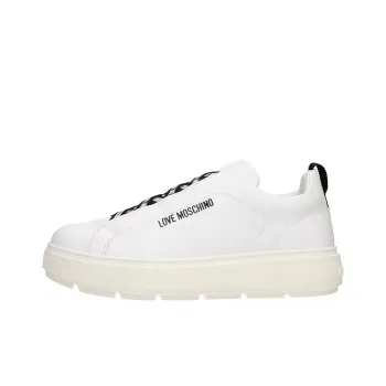 LOVE MOSCHINO Stylish Skateboarding Shoes Women's White