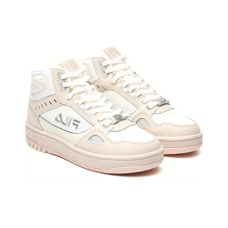 FILA High Top Pink/White Women's-3