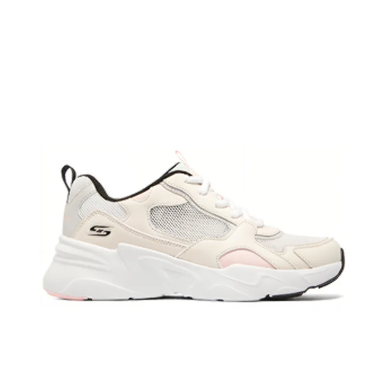 Skechers Macaron Cushioning Anti Slip And Wear Resistant Low Top Casual Shoes Women's Natural Pink-1