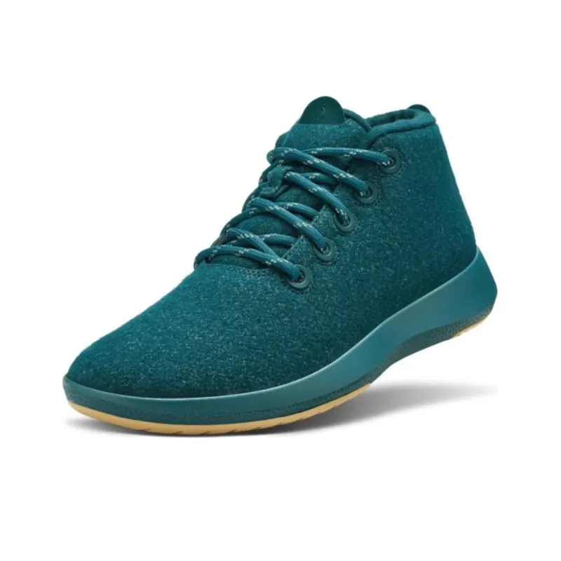 Allbirds Mizzle Up Wear-Resistant Mid-Top Casual Shoes Women's Emerald-1