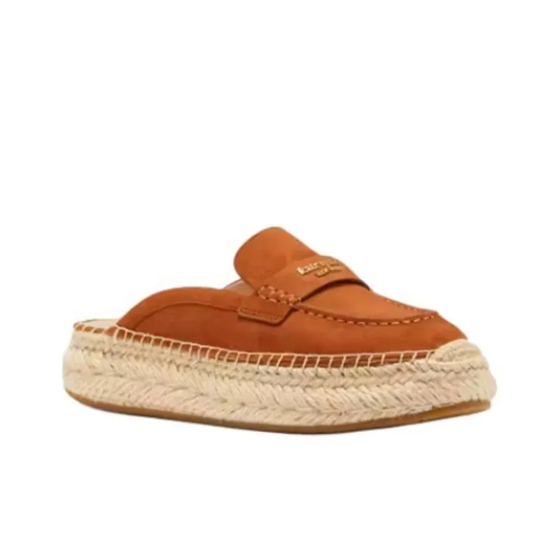 Kate Spade Wrap-toe Slippers Women's Brown-2