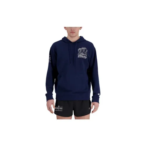 New Balance RBC Brooklyn Half Sweatshirts Men Marine Blue