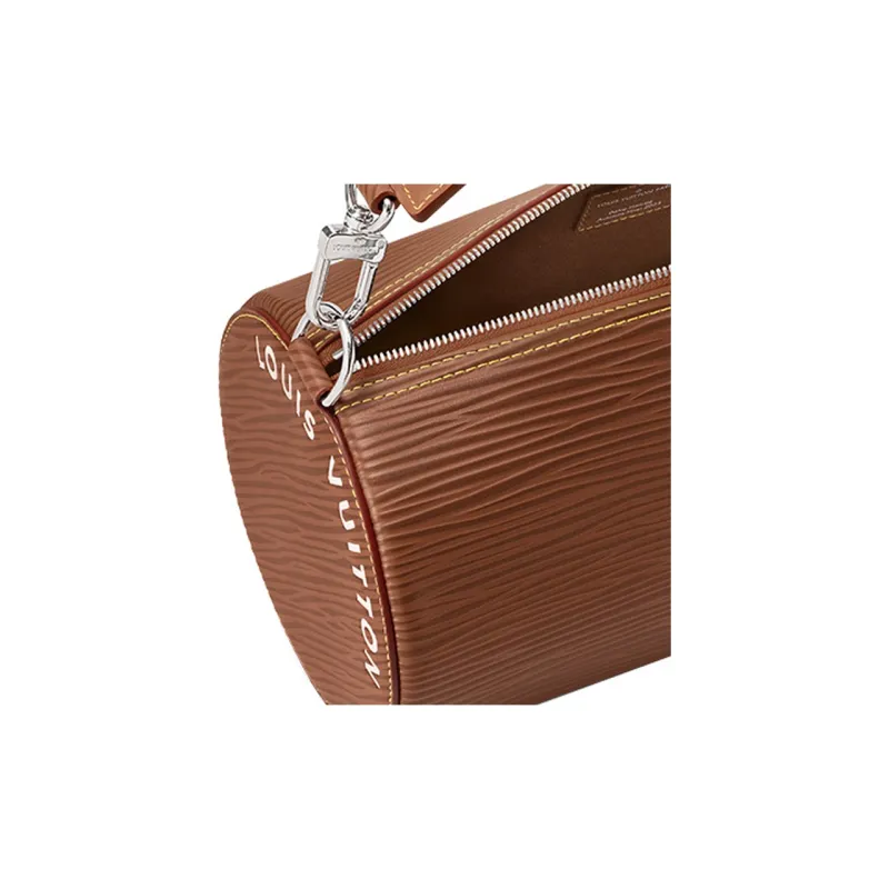 LOUIS VUITTON Soft Polochon Mm Cognac-6