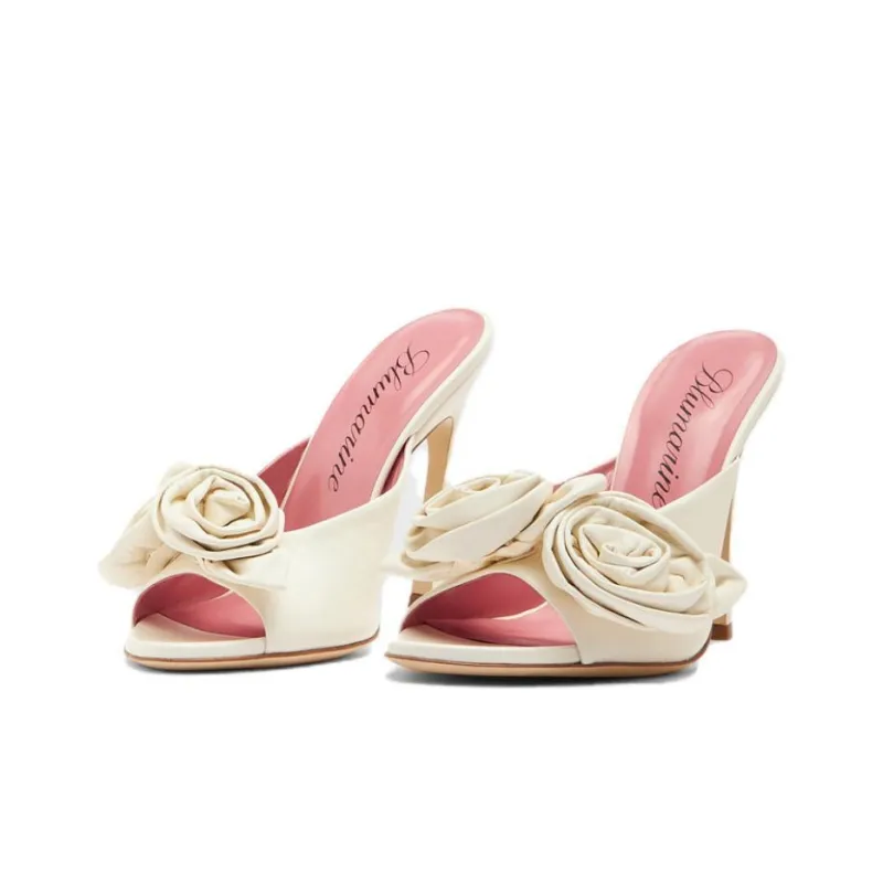 Blumarine Slide Slippers Women's White-2