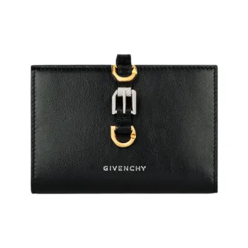 Givenchy Voyou Matte Calfskin Wallet Women's Black