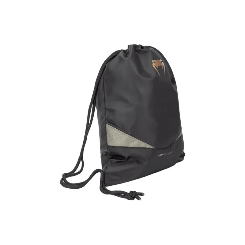 VENUM Polyester Drawstring Bag Backpack Unisex Black & Khaki-1