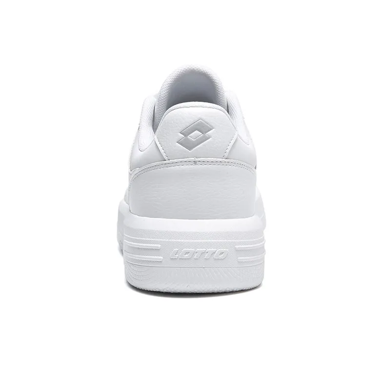 LOTTO Slip Resistant Cushioning Wear Resistant Low Top Skateboard Shoes Men's White-2