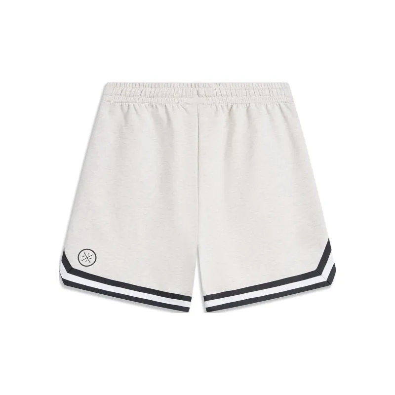 LiNing Casual Shorts Men's Heather Gray Tile Gray-1