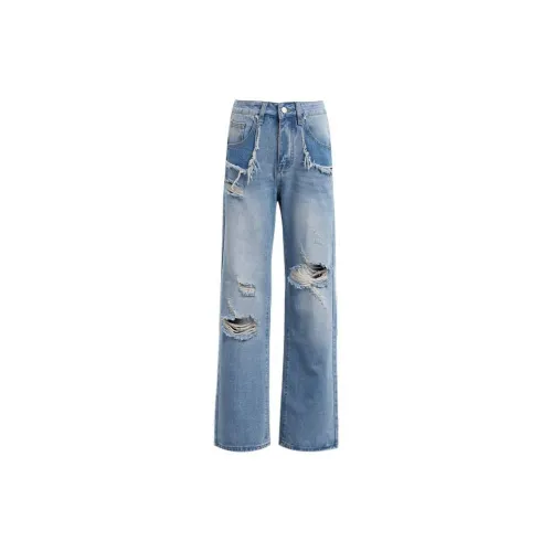 Concubine Zhu Jeans Women's Sky Blue