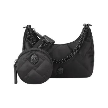 Kurt Geiger London Polyester Shoulder Bag Crossbody Bag Small Size Women's Black