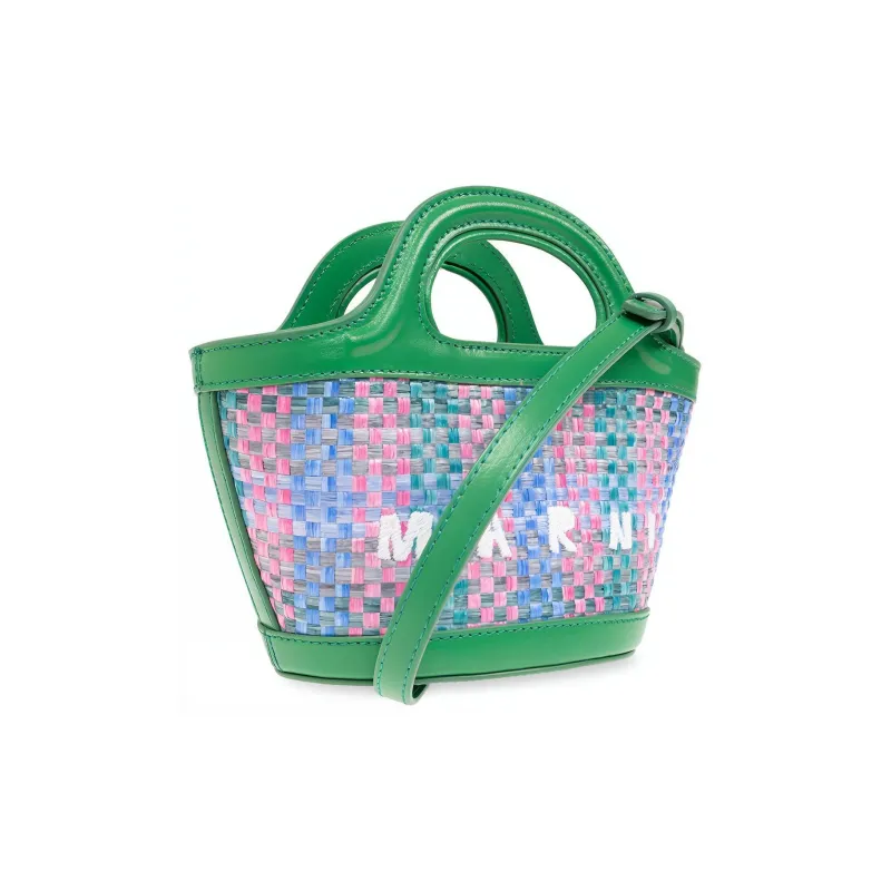 MARNI TROPICALIA Polyester Shoulder Bag Crossbody Bag Handbag Micro Women's Green-1
