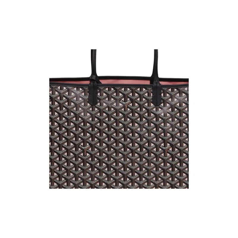 GOYARD Saint Louis Claire-Voie Canvas With Calfskin Combo Bag Tote Bag Shopping Bag Shoulder Bag Handbag Women's Pink-2
