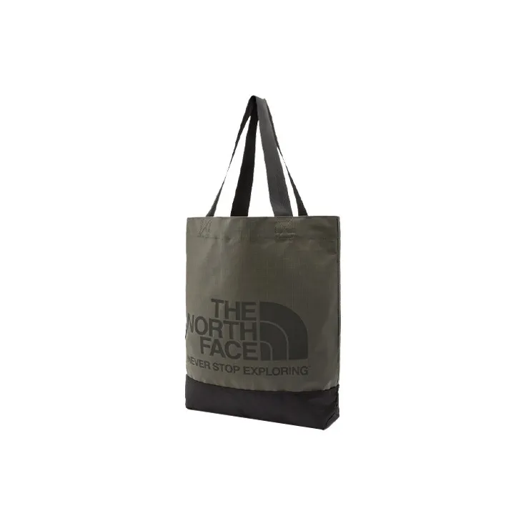 THE NORTH FACE Polyester Tote Bag Shopping Bag Shoulder Bag Handbag Regular Unisex Green-1