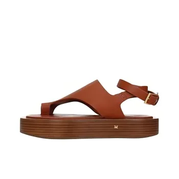 MaxMara DEAUVILLE Beach Sandals Women's Brown