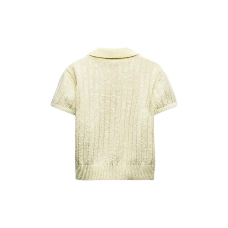 ZARA T-Shirt Women's Light Yellow-1