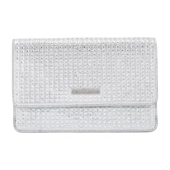 Kurt Geiger London Crystal Object One Shoulder Crossbody Clutches Women's Silver