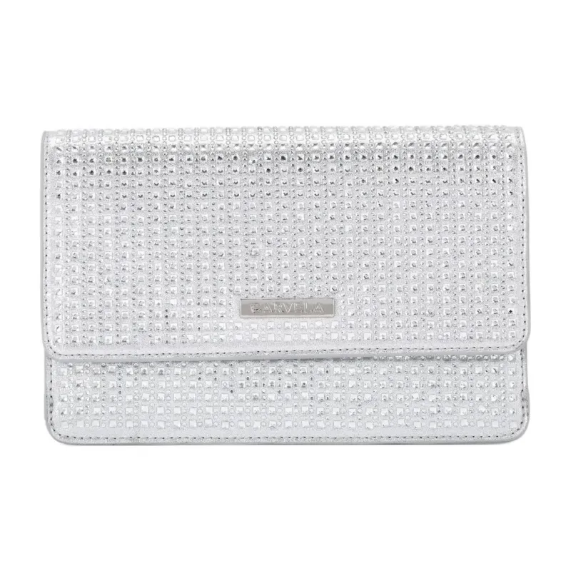 Kurt Geiger London Crystal Object One Shoulder Crossbody Clutches Women's Silver-0