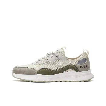 JEEP SPIRIT Slip Resistant, Abrasion Resistant, Breathable, Quick Dry Low Top Running Shoes Men's Dragon Well Green