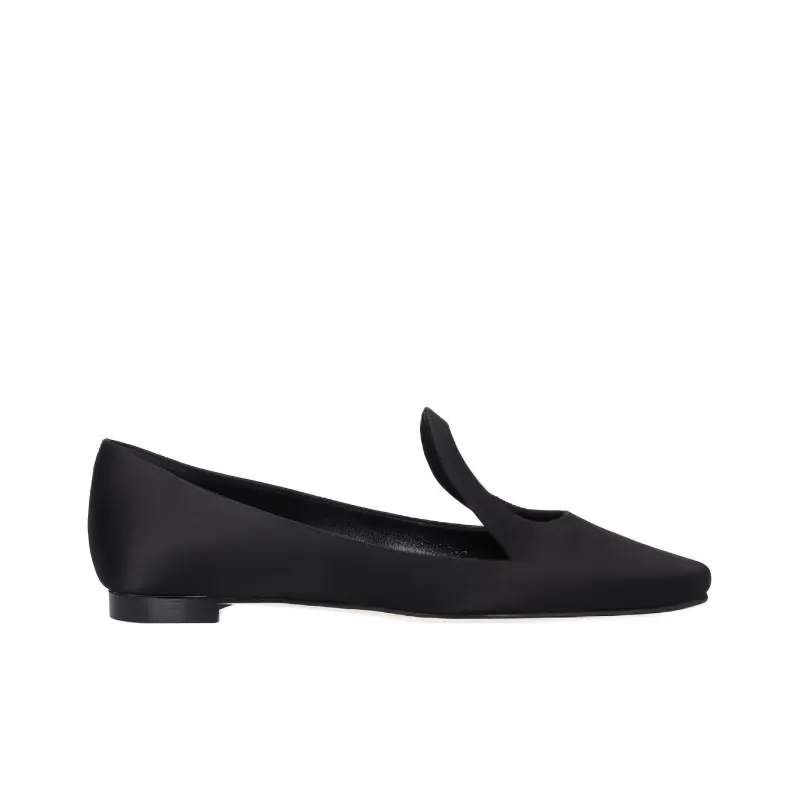 MANOLO BLAHNIK Fugaloa Casual Single Shoes Women's Black-1