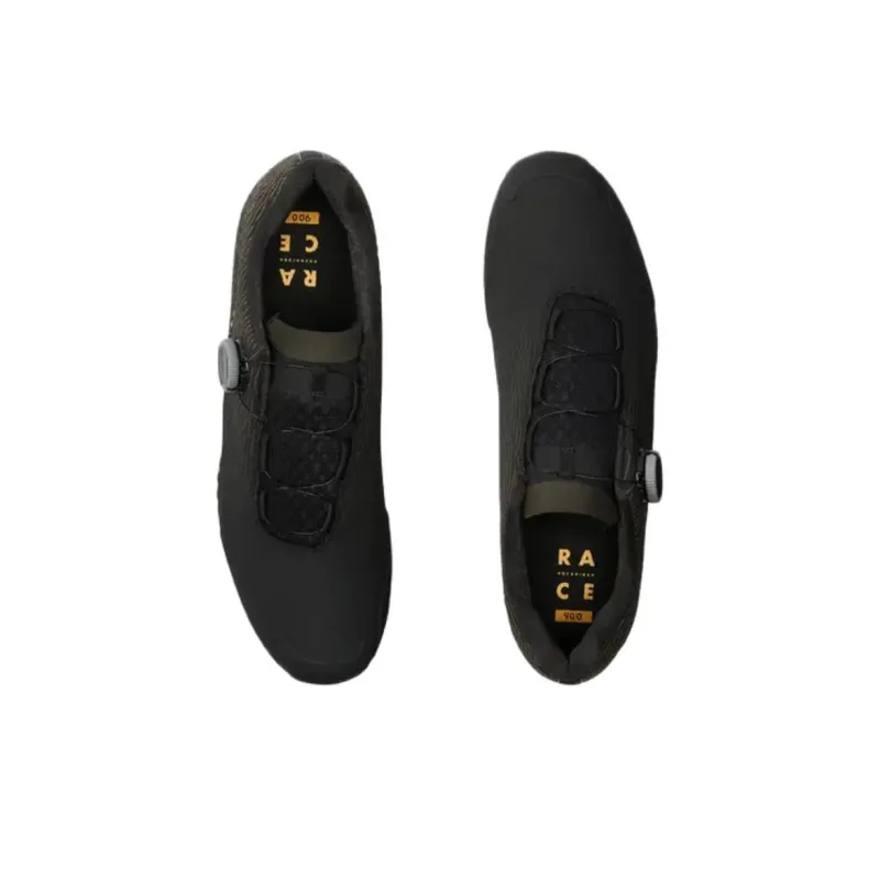 DECATHLON Cushioning Wear Resistant Low Top Cycling Shoes Men's Black Orange-2