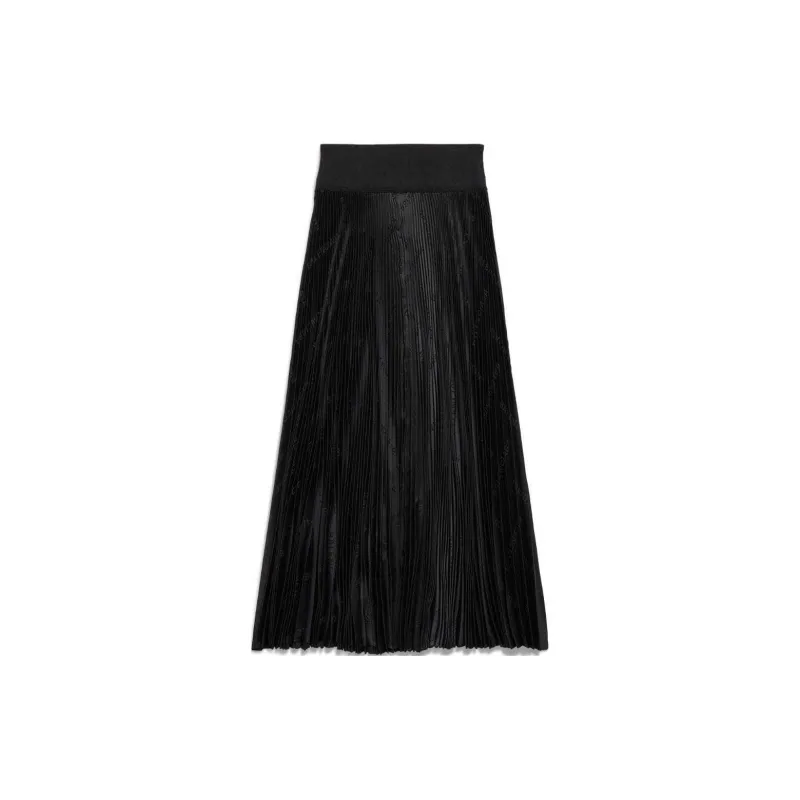 Balenciaga Pleated Midi Skirt-1