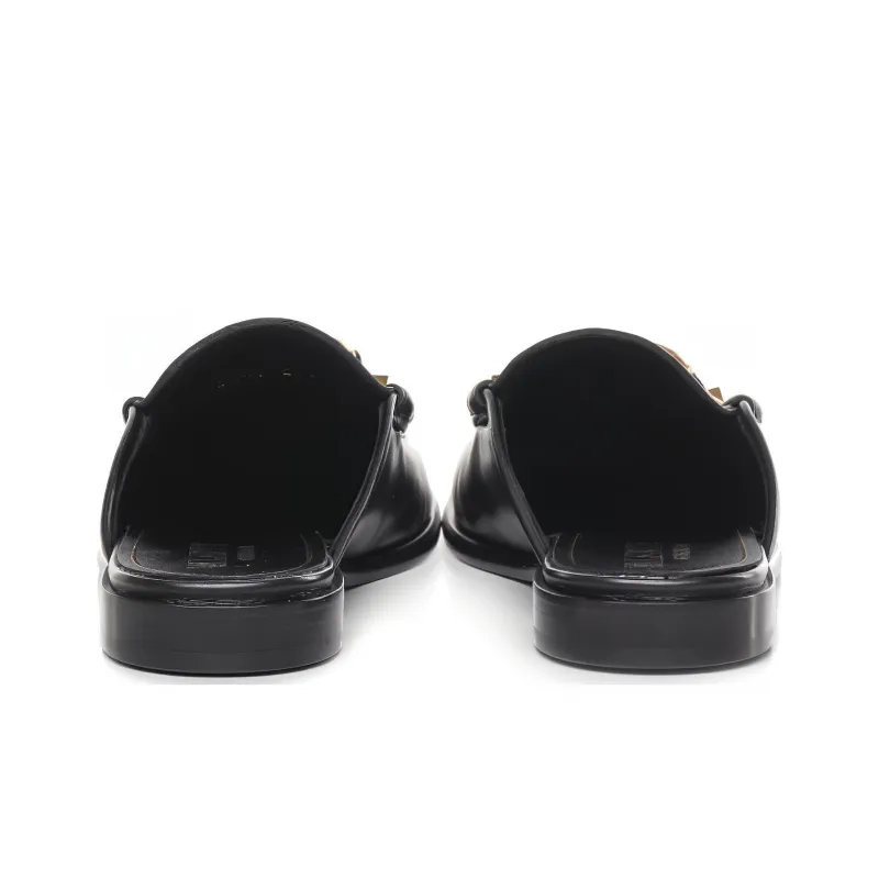 Valentino Casual Slippers Men's Black-3