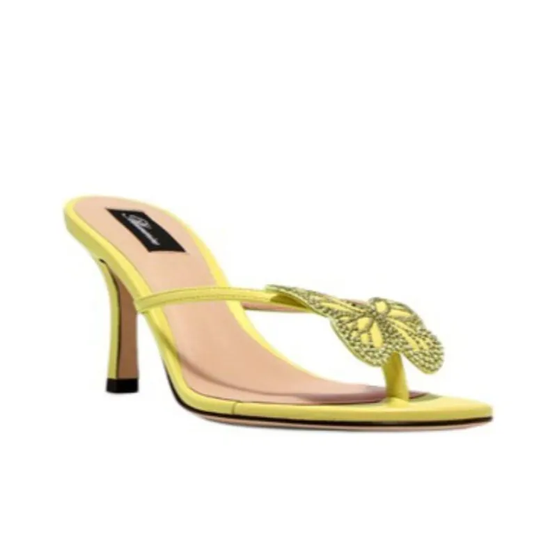 Blumarine Flip Flops Women's Yellow-3