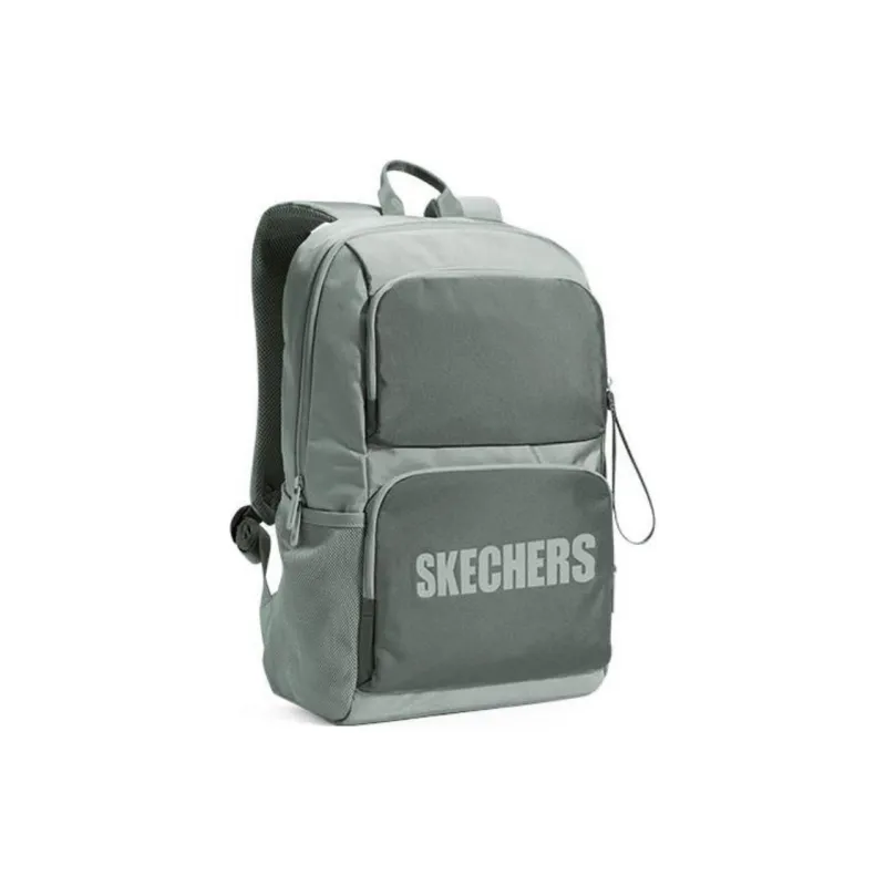 Skechers Fabric Backpack Unisex Gray Green-2